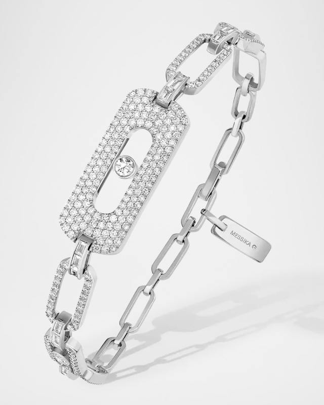 MY MOVE 18K WHITE GOLD BRACELET
